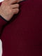 Шерстяной бордовый джемпер с фактурным узором | 6569089 | фото 5