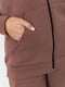 Костюм цвета мокко на флисе: толстовка и брюки | 6569151 | фото 5