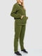 Костюм кольору хакі на флісі: толстовка та штани | 6569152 | фото 4