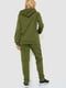 Костюм кольору хакі на флісі: толстовка та штани | 6569152 | фото 5
