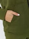 Костюм кольору хакі на флісі: толстовка та штани | 6569152 | фото 7