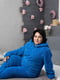 Махрова блакитна піжама: худі та штани | 6568740 | фото 4