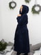 Махровий темно-синій халат | 6568751 | фото 2