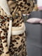 Махровий халат “на запах” анімалістичного забарвлення Леопардовий | 6568752 | фото 3