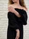 Сукня чорного кольору з об'ємними рукавами | 6568931 | фото 3