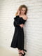 Сукня чорного кольору з об'ємними рукавами | 6568931 | фото 5