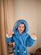 Теплий блакитний халат для хлопчика | 6568959 | фото 3