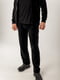 Чорний велюровий костюм: толстовка та штани | 6568985 | фото 3