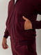 Бордовий спортивний костюм: толстовка та штани | 6569001 | фото 6