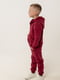 Бордовий костюм на флісі: толстовка та штани | 6569014 | фото 4