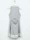 Платье А-силуэта серое с принтом | 6569179 | фото 2