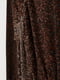 Платье вечернее коричневое в принт | 6569197 | фото 2