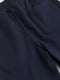 Шорты темно-синие с принтом | 6569326 | фото 2