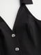 Топ-блузка черный | 6569345 | фото 2
