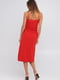 Сукня у білизняному стилі червона | 6569464 | фото 2