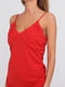 Сукня у білизняному стилі червона | 6569464 | фото 3