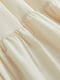 Сукня а-силуету молочного кольору з мереживом | 6569499 | фото 3