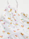 Сукня А-силуету біла в принт | 6569514 | фото 2