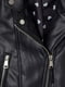 Куртка-косуха чорна | 6569730 | фото 2