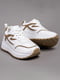 Белые кроссовки с контрастной отделкой | 6570379 | фото 4