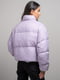 Укорочена куртка бузкового кольору з функціональними лаштунками | 6570496 | фото 2