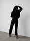 Черный спортивный костюм с джогерами и укороченной кофтой на молнии | 6570202 | фото 5