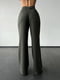 Костюм с худи и брюками из трехнитки цвета хаки | 6570220 | фото 2