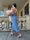 Блакитна сукня "Венеція" з натуральної тканини з відкритою спиною | 6570242 | фото 5