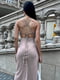 Бежевое платье “Венеция” из натуральной ткани с открытой спиной | 6570247 | фото 5