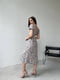 Вільна сіра сукня А-силуету з легкої тканини | 6570286 | фото 2