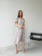 Вільна сіра сукня А-силуету з легкої тканини | 6570286 | фото 3