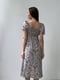 Свободное серое платье А-силуэта из легкой ткани | 6570286 | фото 4