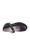 Туфли черные на каблуке из натуральной кожи с застежкой | 6570565 | фото 3