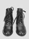 Ботинки черные кожаные на каблуке | 6570586 | фото 6