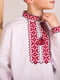 Вишиванка Назар біла з червоною вишивкою | 6569777 | фото 4