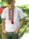 Вишиванка Остап короткий рукав з червоною вишивкою | 6569923 | фото 3