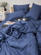 Комплект постільної білизни зі страйп сатину «Delfi Blue» дитячий: підковдра (110х140 см) та наволочки (40х60 см; 2 шт.) | 6570656 | фото 5