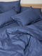 Комплект постільної білизни зі страйп сатину «Delfi Blue» дитячий: підковдра (110х140 см) та наволочки (40х60 см; 2 шт.) | 6570656 | фото 6