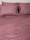Комплект постельного белья из страйп сатина «Garnet» детский: пододеяльник (110х140 см) и наволочки (40х60 см; 2 шт.) | 6570657 | фото 2