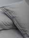 Комплект постельного белья из страйп сатина «STRIPE GRAY» детский: пододеяльник (110х140 см) и наволочки (40х60 см; 2 шт.) | 6570659 | фото 7
