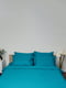 Комплект постельного белья из страйп сатина «Turkish Blue» детский: пододеяльник (110х140 см) и наволочки (40х60 см; 2 шт.) | 6570662 | фото 3