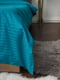 Комплект постільної білизни зі страйп сатину «Turkish Blue» дитячий: підковдра (110х140 см) та наволочки (40х60 см; 2 шт.) | 6570662 | фото 4