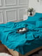 Комплект постельного белья из страйп сатина «Turkish Blue» детский: пододеяльник (110х140 см) и наволочки (40х60 см; 2 шт.) | 6570662 | фото 7