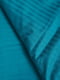 Комплект постільної білизни зі страйп сатину «Turkish Blue» дитячий: підковдра (110х140 см) та наволочки (40х60 см; 2 шт.) | 6570662 | фото 8