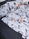Комплект постільної білизни Ranforce Elite «Piwonie Gray» сімейний: підковдра (143х210 см; 2 шт.) та наволочки (50х70 см; 2 шт.) | 6570856 | фото 5