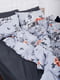 Комплект постельного белья Ranforce Elite «Piwonie Gray» семейный: пододеяльник (160х220 см; 2 шт.) и наволочки (70х70 см; 2 шт.) | 6570861 | фото 5