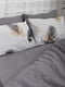Комплект постельного белья Ranforce Elite «Soccoro Gray» двуспальный: пододеяльник (175х210 см) и наволочки (50х70 см; 2 шт.) | 6571068 | фото 8
