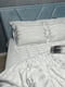 Комплект постельного белья Satin Premium «Royal White» King Size: пододеяльник (220x240 см), наволочки (2х50х70 см) | 6571189 | фото 5