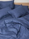 Комплект постільної білизни Satin Stripe «Delfi Blue» полуторний: підковдра: 143х210, наволочки: 2х50х70 см | 6571314 | фото 5