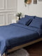 Комплект постельного белья Satin Stripe «Delfi Blue» полуторный: пододеяльник: 143х210, наволочки: 2х70х70 см | 6571315 | фото 3